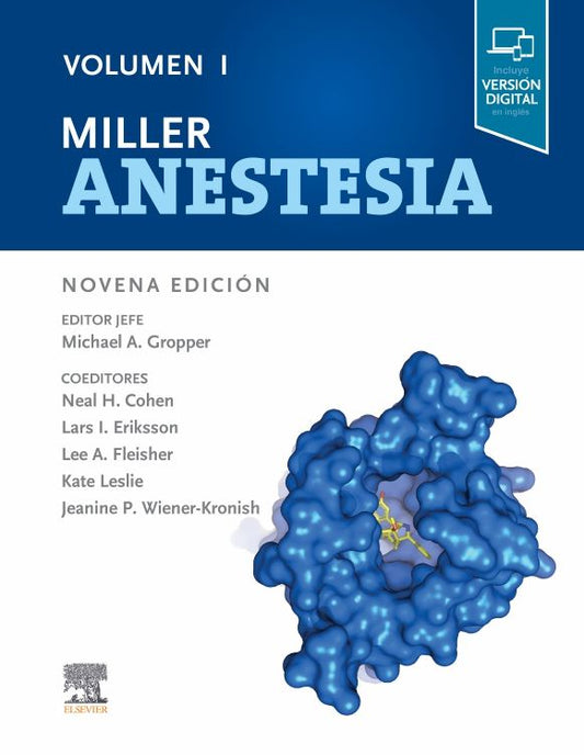 MILLER. ANESTESIA, 4 ED, 2021